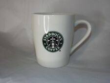 Starbucks 2007 Classic Siren Nautical Mermaid Logo White Flared Coffee Mug 8 oz picture
