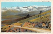 Taos Raton Pass NM New Mexico McAvoy Hill Moreno Valley Santa Fe Vtg Postcard X2 picture
