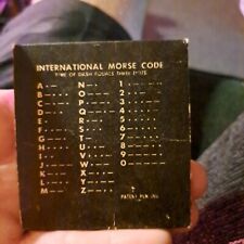 Vintage WW2  Military MORSE CODE Personal Training Aid picture