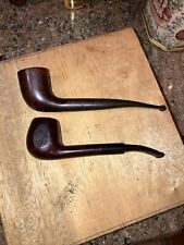 Lot Of 2 Black Prince London Made Tobacco Pipes Vintage picture