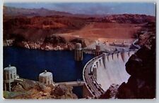 Hoover Dam Nevada Arizona Vintage Postcard 1956 Unposted picture