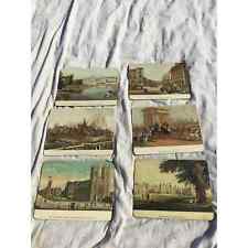 Vintage W.j.b. Ltd 6 placemats Cotswold tableware renown series A6 old London picture