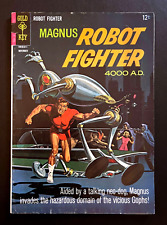 MAGNUS ROBOT FIGHTER 4000 A.D. #16 1966 Nice Copy Russ Manning Gold Key Comics picture