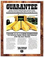 1970s John Deere Forage Harvester - Original Print Advertisement (8.5in x 11in) picture