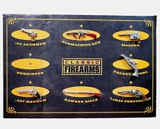 Classic Firearms Various 7 Piece Metal & Enamel Lapen / Tie Pinbacks, Preowned picture