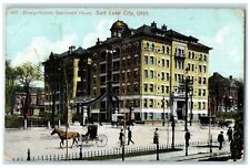 1907 Emery Holmes Apartment House Building View Salt Lake City Utah UT Postcard picture