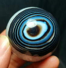 TOP 100G Natural Polished Silk Banded Lace Agate Crystal Ball Madagascar WD907 picture
