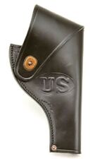 US Smith & Wesson Victory Model Revolver Holster in Black Leather .38 Special picture