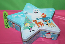 Rudolph The Red Nosed Reindeer Santa's Misfit Toys Ornament Holiday Trio Tin picture
