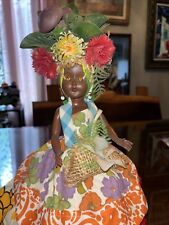15” Vintage Souvenir Doll Native Dress South America, Brazil, Carmen Maranda  picture
