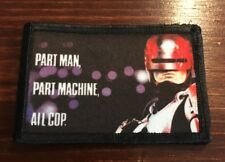 RoboCop Movie Poster  Morale Patch Funny Tactical Military USA flag Hook Badge picture