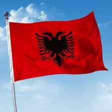 NEW ALBANIA ALBANIAN 3x5ft FLAG new superior quality fade resist flag us seller picture