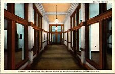 The lobby, Croatian Fraternal Union of America  postcard  picture