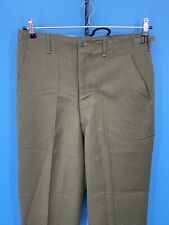 Vintage Army Mens Field Trousers Regular Small OG 108 US Army Green Wool 1966 picture