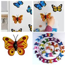 1pcs PVC 3D Butterfly Fridge Magnets Refrigerator Magnets Wall Stickers Decor picture