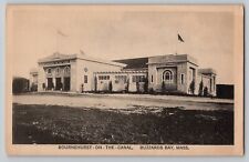 Exterior of Bournehurst-on-the-Canal Buzzards Bay 1910s Vtg Postcard MA Cape Cod picture