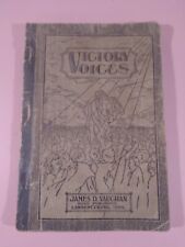 Vintage 1930 Christian Song Book Victory Voices James Vaughan Lawrenceburg Tenn picture