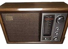SONY ICF-9650W Vintage AM/FM Horizontal Table Radio Japan WORKS GREAT picture