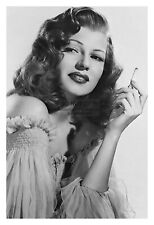 RITA HAYWORTH SEXY HOLLYWOOD ACTRESS SMOKING CIGARETTE 1946 4X6 PHOTO picture