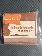 VINTAGE MATCHBOOK - DON ROTH'S BLACKHAWK RESTAURANT - CHICAGO, IL - STRUCK picture