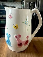 Vintage Enesco Japan Poodle and Butterfly Pitcher picture