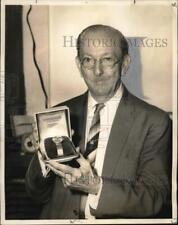 1964 Press Photo John Weiss with Watch at Franklin Printing Co. Retirement Party picture