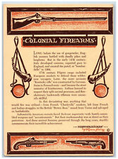 c1950's Colonial Firearms Historicards Virginia Grilley Salem MA Postcard picture