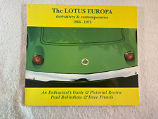 The Lotus Europa Derivatives & Contemporaries 1966-1975 paperback picture