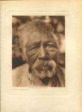 1924 Original Photogravure | Northern Diegueno Type  | Curtis | 5 1/2 x 7 1/2 picture