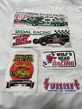 LOT of 5 Vintage 1970’s & 1980’s Original Racing ￼STICKERS NEW, (Never Peeled). picture