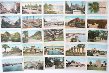 FLORIDA Lot 50 Postcards Unused FL View Card Beach Old WB Post Cards picture