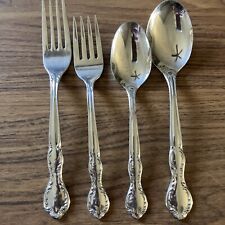 ROYAL MANOR 4 Piece Place Setting ~No Knife~ Wm Rogers Stainless Flatware picture