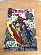 Fantastic Four #69 1967 The Thing vs. F.F. Jack Kirby Art Stan Lee Story  picture