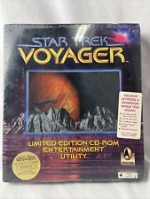 New Sealed Vintage 1996 Star Trek Voyager Limited Edition CD-Rom Game PC Big Box picture