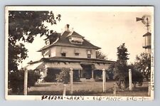 MI-Michigan RPPC, Grandma Carr's Residence, Real Photo c1913 Vintage Postcard picture