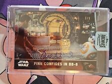 2018 Topps Archives Star Wars Signature Series 3/9 Auto  picture