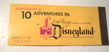 Vintage Disneyland Adult Ticket Book 3 Tickets Attached picture