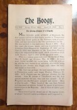 THE BOOGY R W Hinds New Port Tracy P O Ohio Tuscarawas 1922 Issue 4 ORIGINAL picture