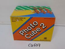 VINTAGE BURNES OF BOSTON PHOTO CUBE HOLDER  NEW NOS IN BOX 1970'S RARE  picture
