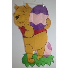 WINNIE THE POOH EASTER EGG WINDSOCK/FLAG 1999 DISNEY 100 Acre Collection Vintage picture