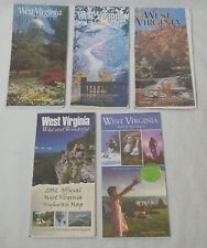 Vintage 1990s 2000s West Virginia Official State Highway Maps Lot of 5 Travel picture