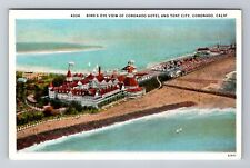 Coronado CA-California, Bird's Eye Hotel Coronado & Tent City, Vintage Postcard picture