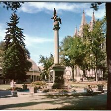 c1950s Salt Lake City Utah Sea Gull Monument Temple Square Kodachrome Photo A227 picture