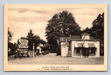Colonial Cabins Motel & Coffee Shop Woodbridge Township New Jersey NJ Postcard picture