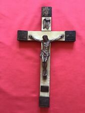 Antique wonderful wall cross nacre mother of pearl Holy year 1950th Rome Italy picture