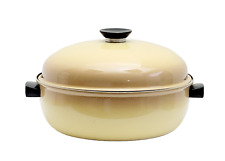 Vintage Regal Ware Gold Yellow Aluminum 12.5” Steamer Pot Dutch Oven Roaster USA picture
