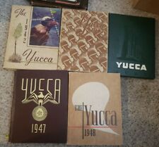 5 North Texas State Yearbooks 1942,43,45,47 48 Bill Oglesby Football WWII VET picture