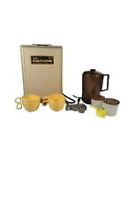 Montgomery wards  Kar-n-Home Coffeemaker travel kit Coffee Pot Maker Camping picture