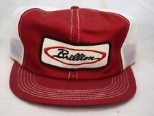 Vintage Brillion Farming Red Mesh Snapback Trucker Hat picture
