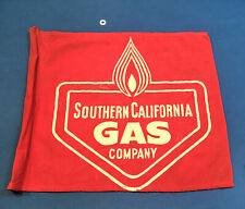 1950S VINTAGE SOUTHERN CALIFORNIA GAS COMPANY FLAG APPROX 15